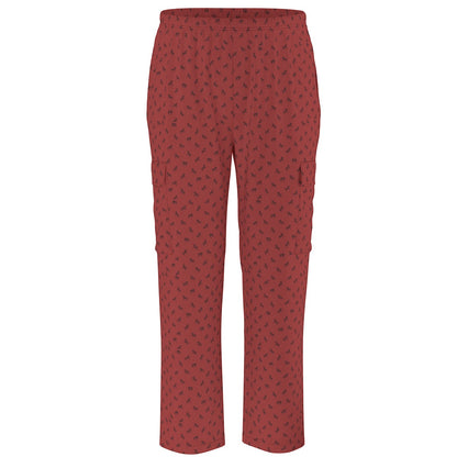 Maroon Fire Horse Scrub Set